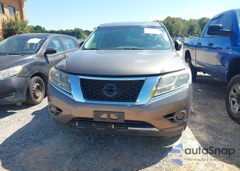 2014 Nissan Pathfinder S z USA, uszkodzony, nr VIN 5N1AR2MM3EC689732